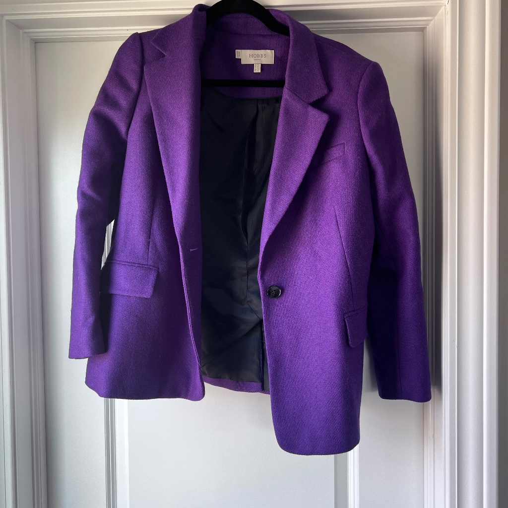 Hobbs Purple Blazer